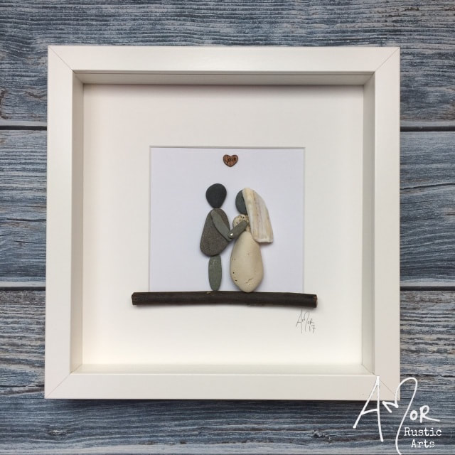Wedding (A) Pebble Art Picture
