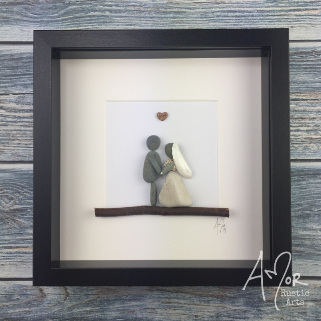 Wedding (A) Pebble Art Picture
